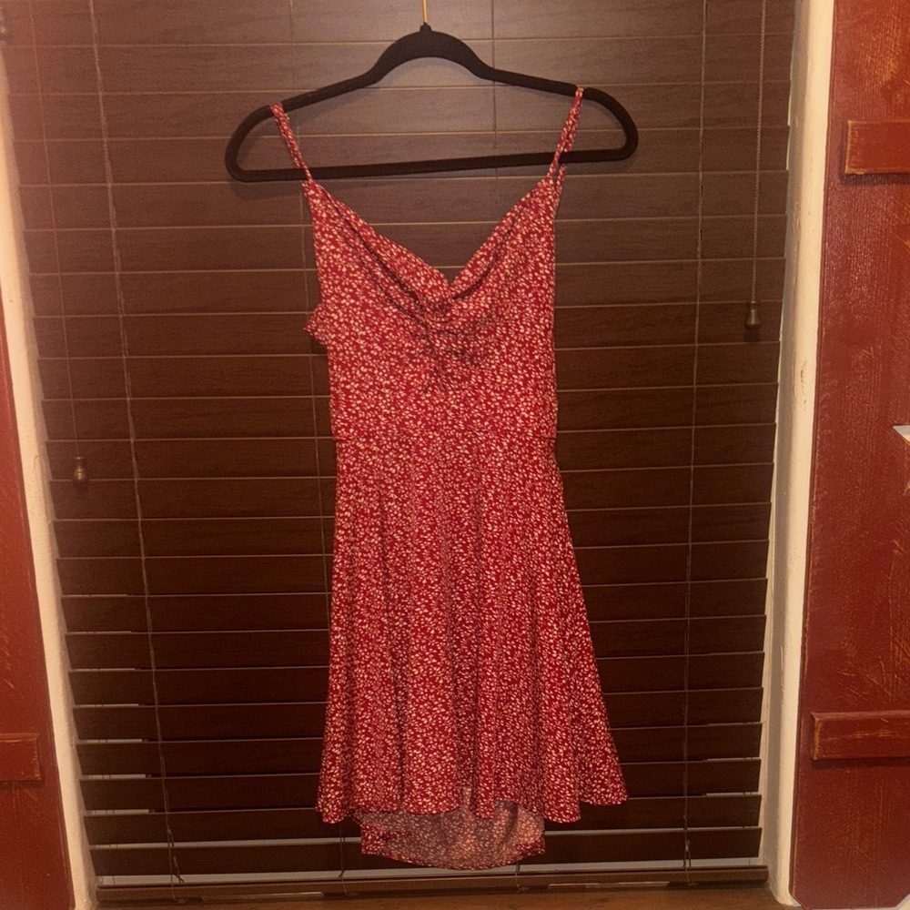 Red Floral Women's Romper